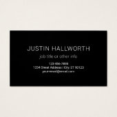 Nom blanc moderne ou autre texte en noir (Dos)