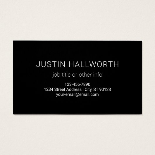 Nom blanc moderne ou autre texte en noir (Dos)