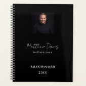 Nom blanc noir signature photo entreprise 2026 (Devant)