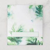 Nom botanique de la verdure tropicale Cartes de li (Extérieur déplié)