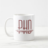 Nom Bourgogne PhD Coffee Mug (Gauche)