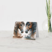 Nom Brown Beau Chevaux pliés (Devant)