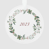 Nom Burgundy Cute Teddy Christmas Tree (dos)