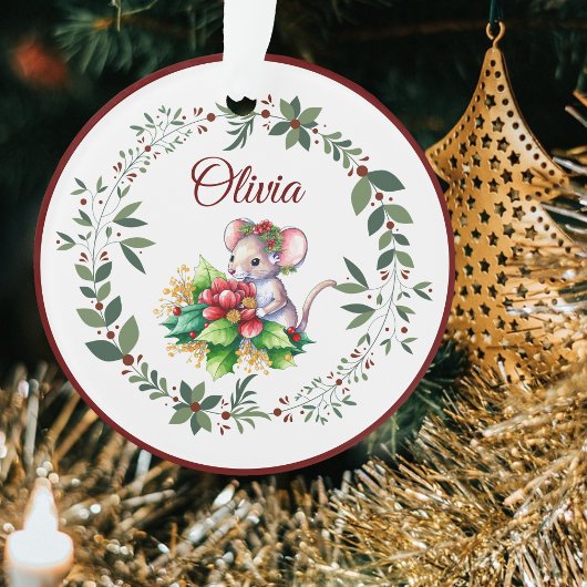 Nom Burgundy Sweet Mouse Arbre de Noël