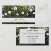 Nom carte de visite contemporain et profession (Devant / Derrière)