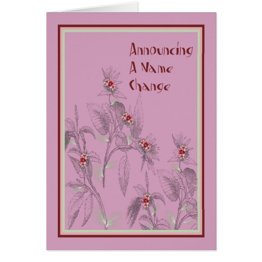 Nom Changer de carte rose (Devant)