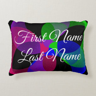Nom Changer de fusion Coussin d'accents géométriqu