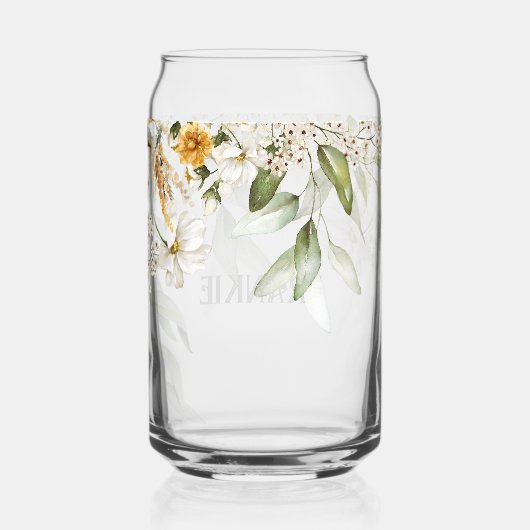 Nom, Charming White Gold Floral Drop (Verso)