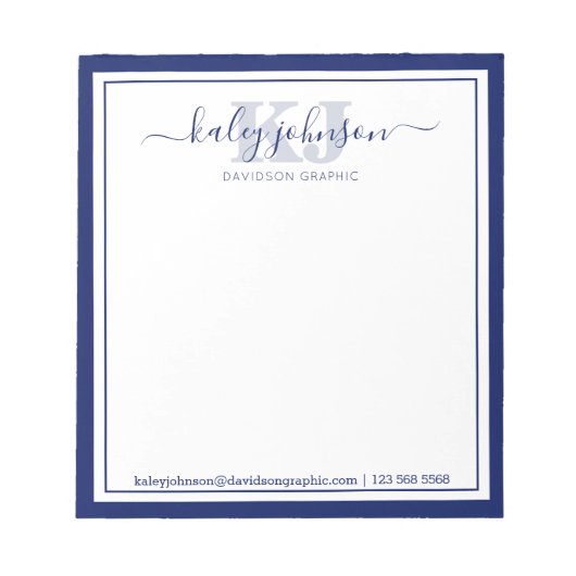 Nom commercial | À Partir Du Bureau Du Bloc-Notes (Devant)