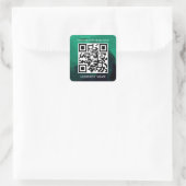 nom commercial code qr autocollant (Sac)