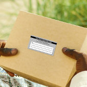 Nom commercial en surbrillance sur le Étiquette d'