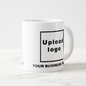 Nom commercial et logo sur Jumbo Mug (Devant droit)