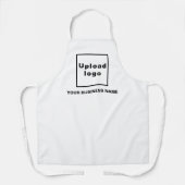 Nom commercial et logo sur tablier en polyester bl (Recto)