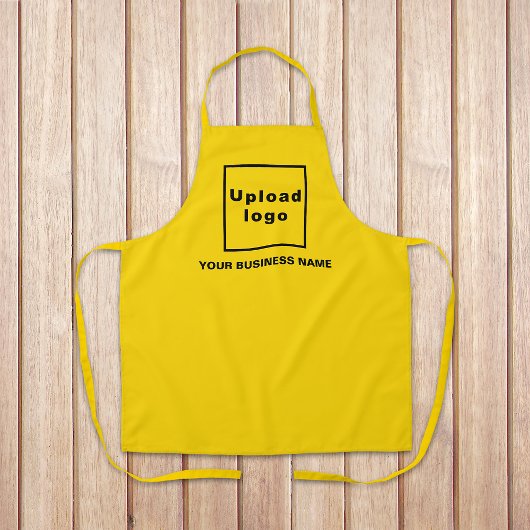 Nom commercial et logo sur tablier en polyester ja
