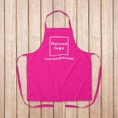 Nom commercial et logo sur tablier en polyester ro