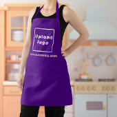 Nom commercial et logo sur tablier en polyester vi