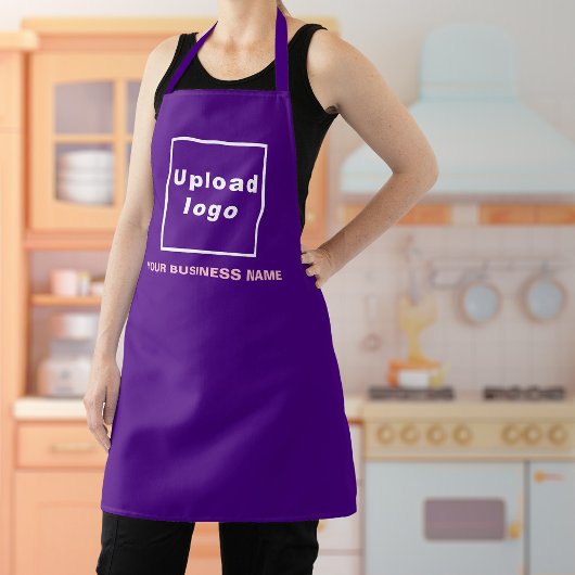 Nom commercial et logo sur tablier en polyester vi