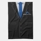 Nom commercial personnalisé Drôle serviette de cui (Vertical)