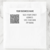 Nom commercial personnalisé Étiquettes de adresse  (Sac)