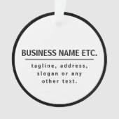 Nom commercial & Slogan/autre texte | Noir et blan (devant)