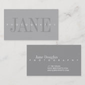 NOM COURT| CARTE DE VISITE (Devant / Derrière)