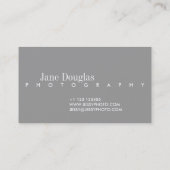 NOM COURT| CARTE DE VISITE (Dos)