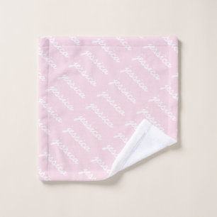 Nom cursif rose de votre nom