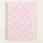 Nom cursif rose de votre nom | Personnalisé (Devant)