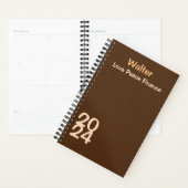 Nom customisé Monogramme moderne Minimal Quotidien (Devant avec enveloppe)