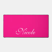 Nom Customisé rose et blanc (Recto)