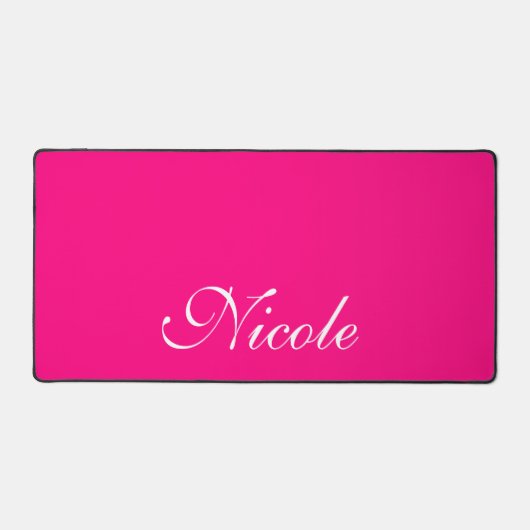 Nom Customisé rose et blanc (Recto)