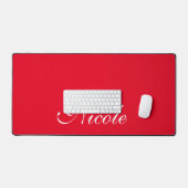 Nom Customisé rouge et blanc (Clavier et souris)