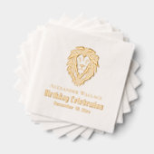 Nom Date de la fête d'anniversaire avec tête de li (Insitu (empilé))