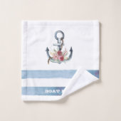Nom de bateau nautique, Fleurs d'ancre (Gant de toilette)