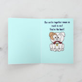 Nom de Carte de remerciements de la marchette de c (Intérieur)