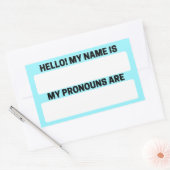 Nom de Celeste & Pronoun Étiquettes (Enveloppe)