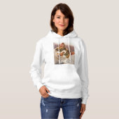 Nom de chat personnalisé et Sweat - shirt à capuch (Devant entier)