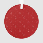 Nom de chien de Noël rouge Cadeau de Noël (dos)