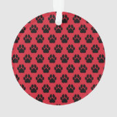 Nom de chien en écriture cursive sur une empreinte (dos)