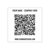 Nom de code QR personnalisé Modèle de tampon du si (Impression)