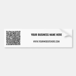 Nom de code QR personnalisé Site Web Sticker promo