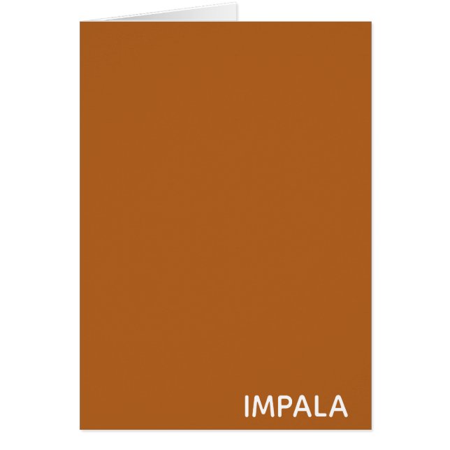 Nom de couleur brun Impala (Devant)