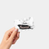 Nom de coup de peinture en marbre moderne - Badge (Manuel / portable)