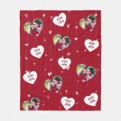 Nom de couple personnalisé Coeurs photo Couverture (Devant)