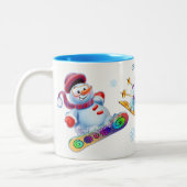 Nom de coutume de tasse de personnes de neige du (Gauche)