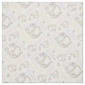 Nom de Delilah monogrammé et tissu de lettre D (Échantillon)