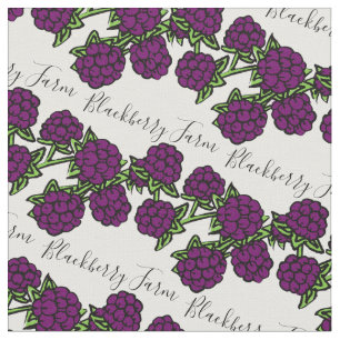 Nom de dessin de fruits de Blackberry tissu motif