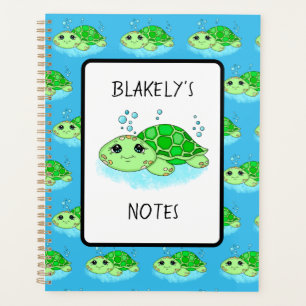 Nom de dessin personnalisé de la tortue mûre