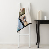 Nom De Famille 5 Photo Collage Vert Plaid Moderne (En situation)