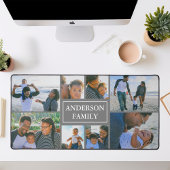 Nom de famille 8 Photo Collage Gris